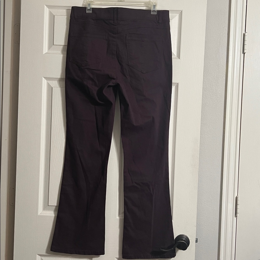 Democracy Ryland Itty Bitty Boot Cut Deep Purple Jeans Size 12 - Picture 4 of 10